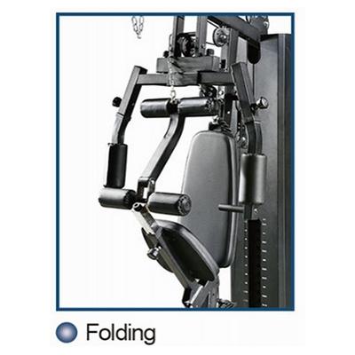 Equipo de entrenamiento selectorizado JX-DS915; bloque de pesas, jalón lateral, remo bajo, prensa de pech, mariposa