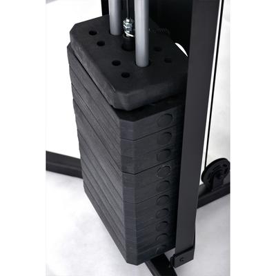 Equipo para entrenamiento de fuerza JX-1182; jalón lateral con poleas selextorizado, remo bajo, prensa de pecho, mariposa