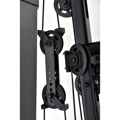 Equipo para entrenamiento de fuerza JX-1182; jalón lateral con poleas selextorizado, remo bajo, prensa de pecho, mariposa