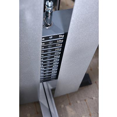 Multiestación JX-1600, con dos bloques de pesas