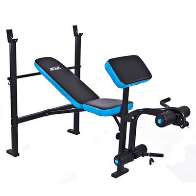 Banca de musculación JX-CB-204B Con desarrollador de piernas y almohadilla para curl de brazo 