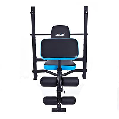 Banca de musculación JX-CB-204B Con desarrollador de piernas y almohadilla para curl de brazo 