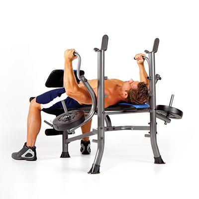 Banca de musculación JX-36780B ajustable multiusos 